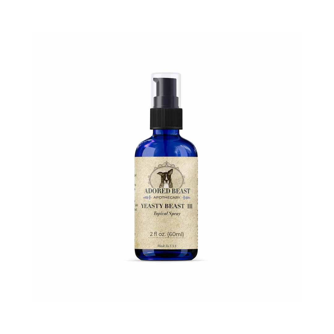 Adored Beast Dog Supplements - Yeasty Beast III | Topical Yeast Spray