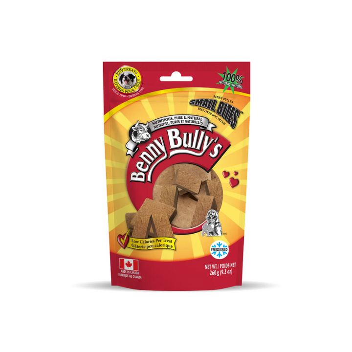 Benny Bully's Freeze Dried Dog Treats - Beef Liver Chops