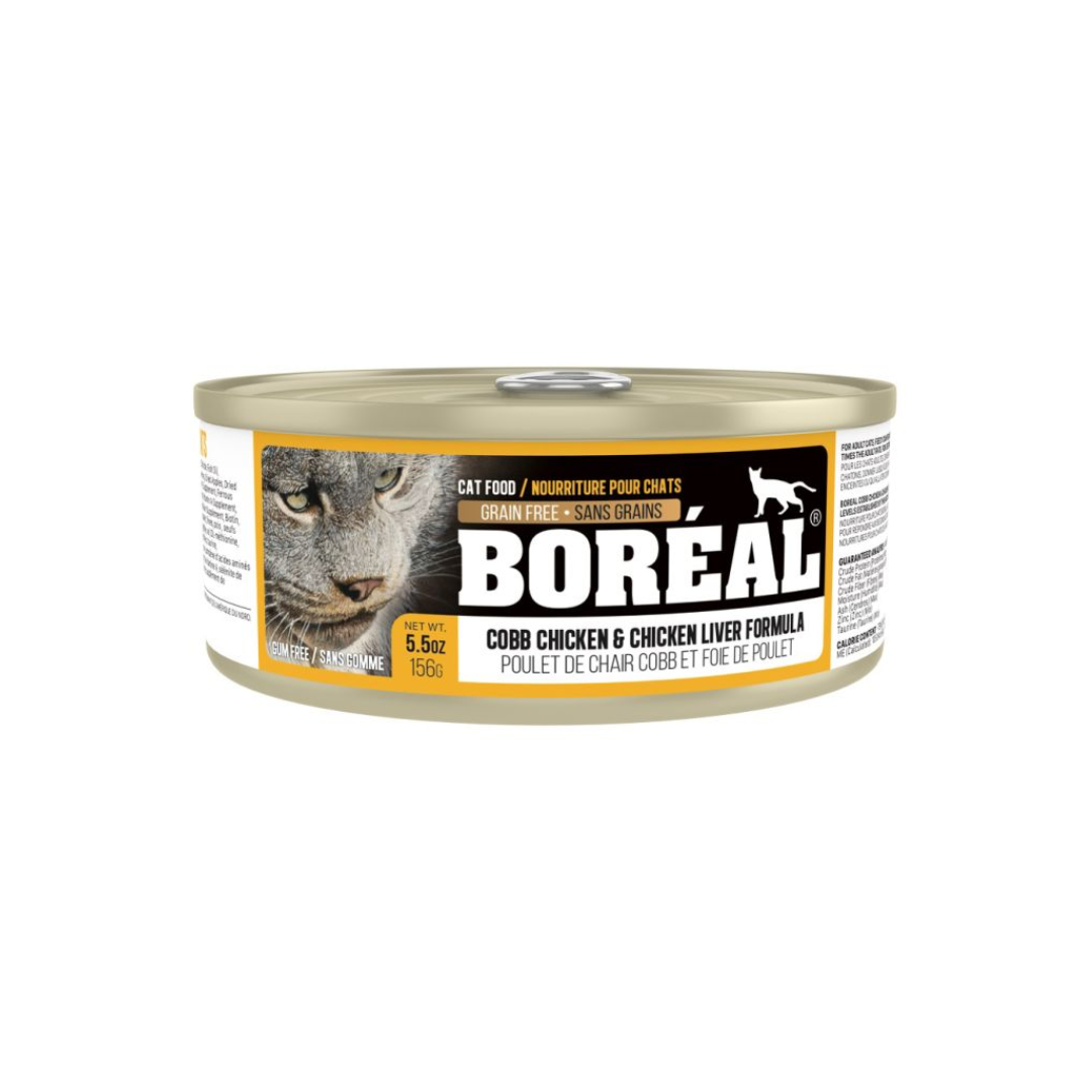 Boreal Wet Cat Food - Cobb Chicken & Chicken Liver Canned