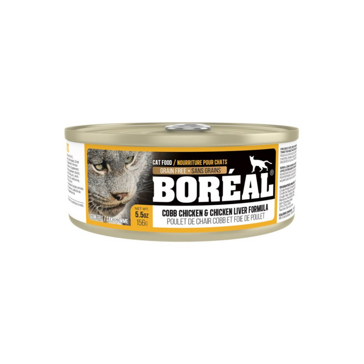 Boreal Wet Cat Food - Cobb Chicken & Chicken Liver Canned