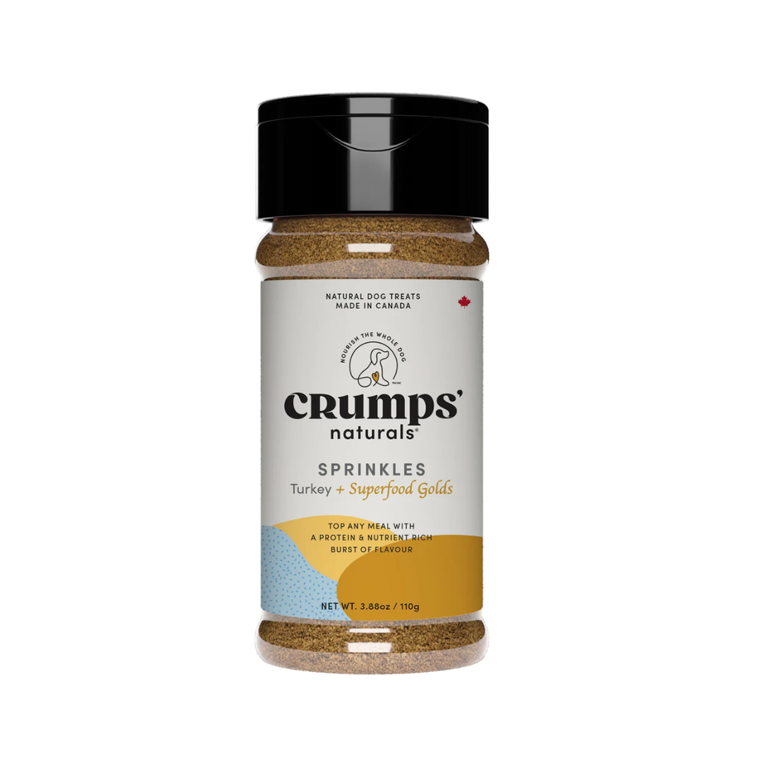 Crumps' Naturals Dog Food Toppers - Turkey + Superfood Golds Sprinkles