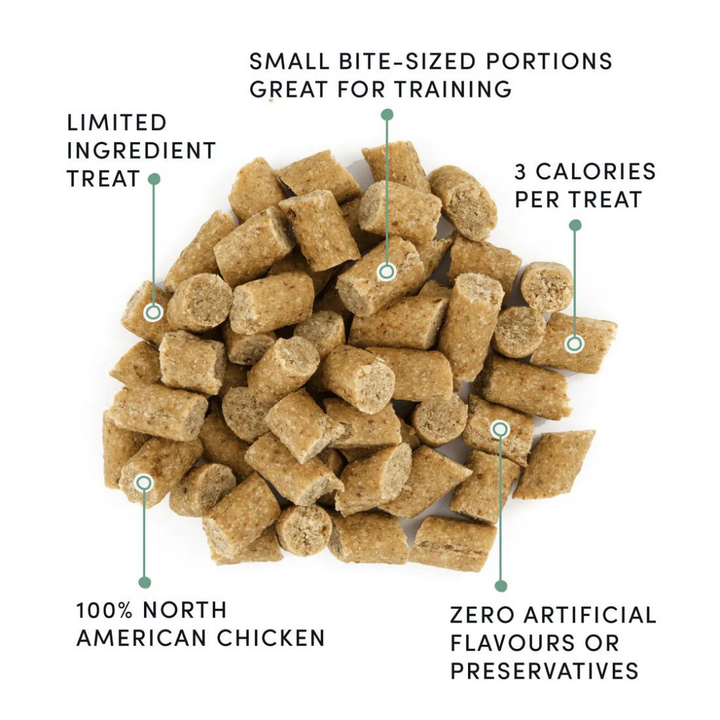 Crumps' Naturals Dog Treats - Semi Moist Chicken Mini Trainers
