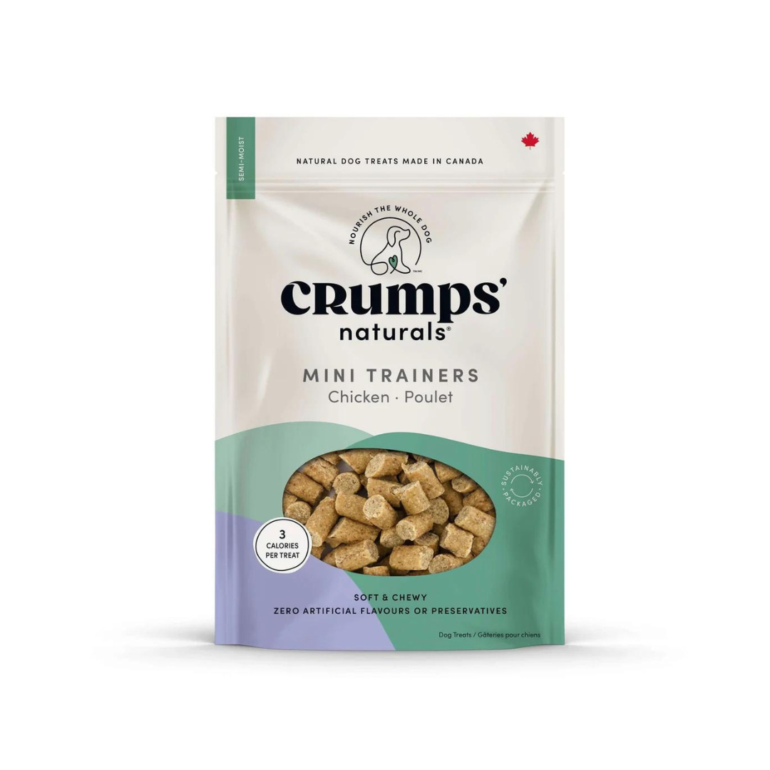 Crumps' Naturals Dog Treats - Semi Moist Chicken Mini Trainers