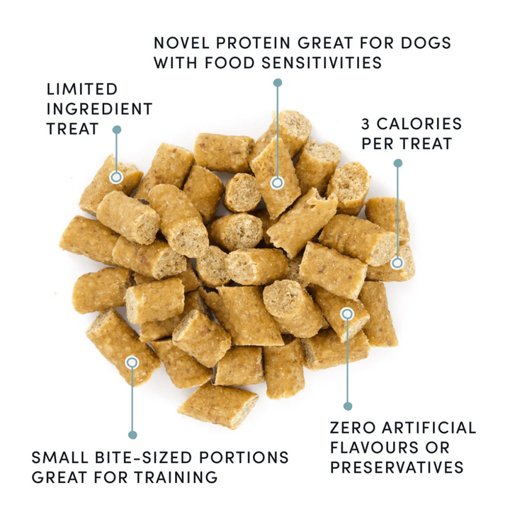 Crumps' Naturals Dog Treats - Semi Moist Duck Mini Trainers
