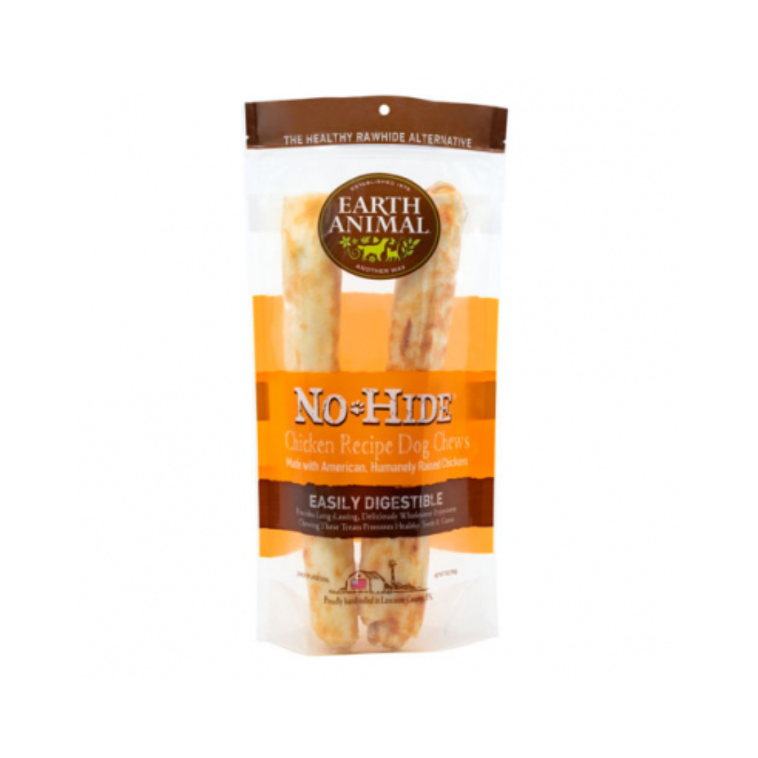 Earth Animal Dog Treats - No-Hide Chicken Recipe Chew
