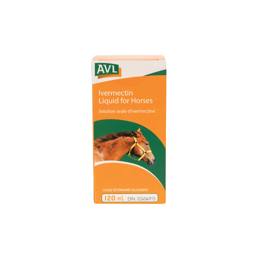 Equine Dewormers - AVL Ivermectin Liquid Dewormer
