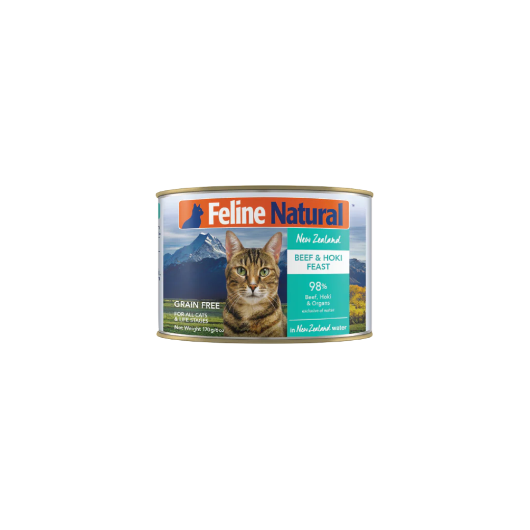 Feline Natural Wet Cat Food - Beef & Hoki Feast