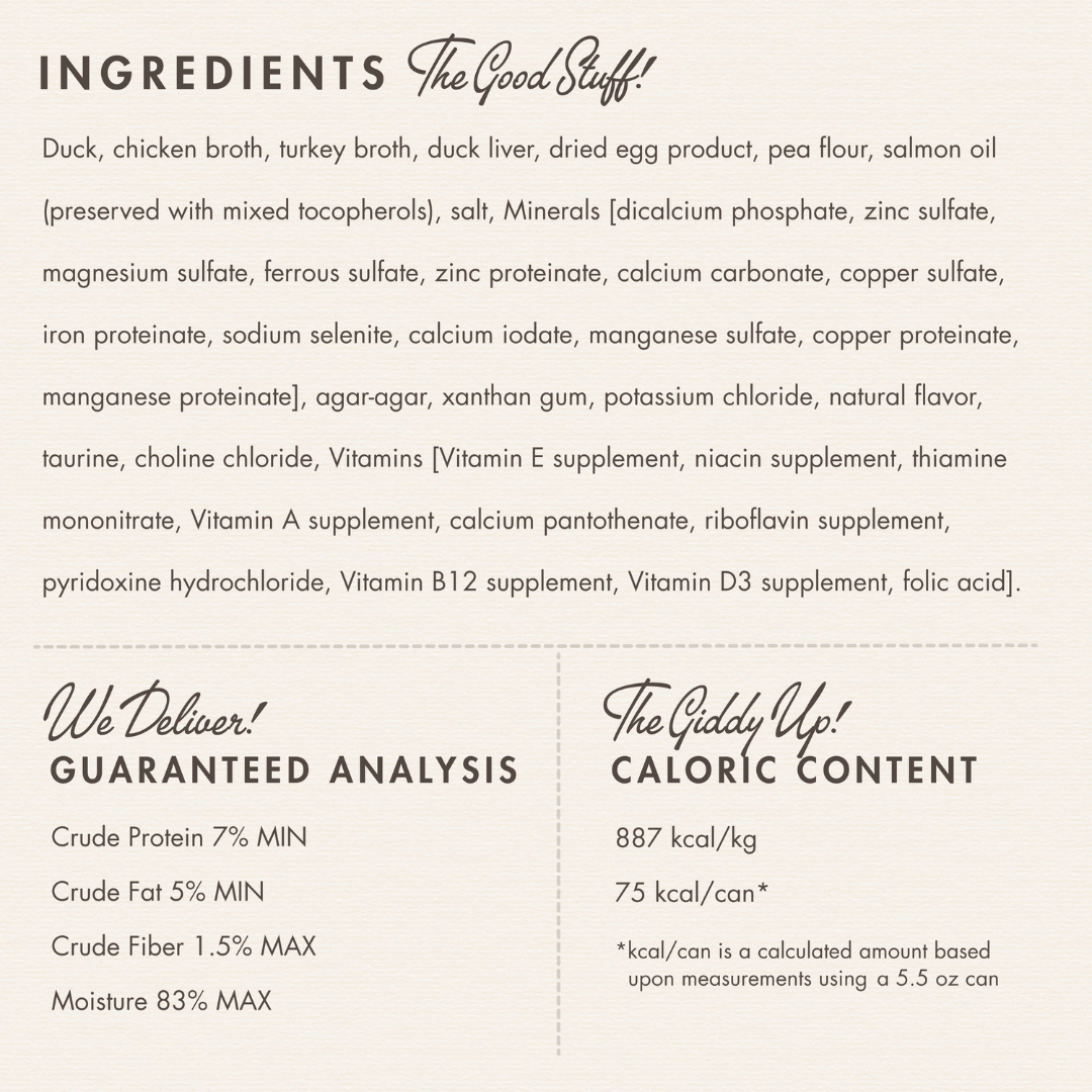 Fromm Wet Cat Food - PurrSnickitty Shredded Duck Stew Canned