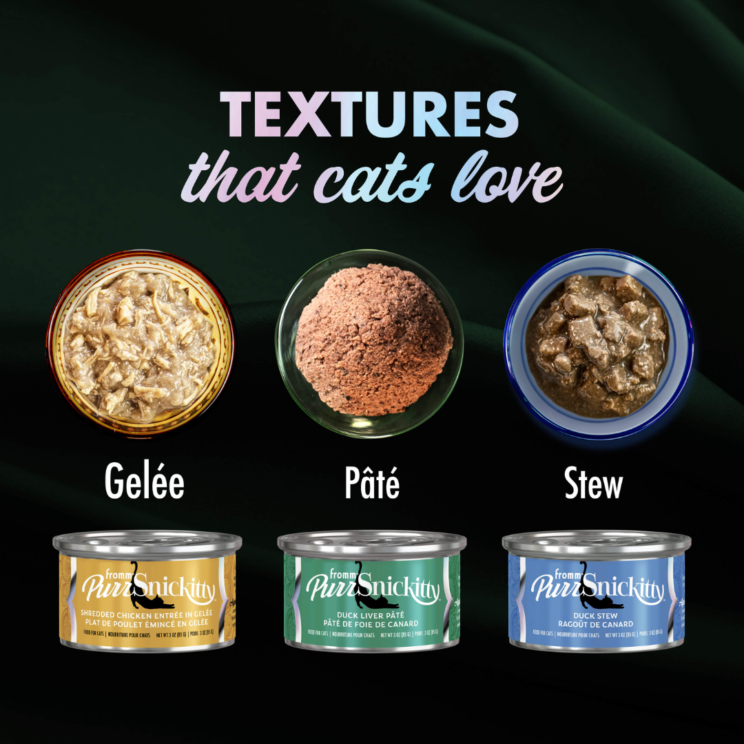 Fromm Wet Cat Food - PurrSnickitty Shredded Duck Stew Canned