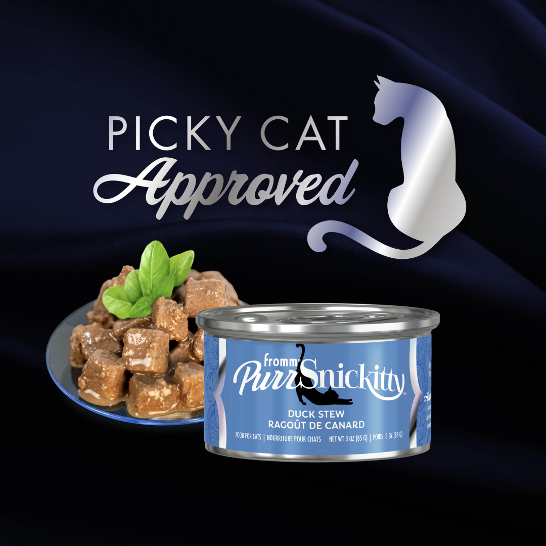 Fromm Wet Cat Food - PurrSnickitty Shredded Duck Stew Canned