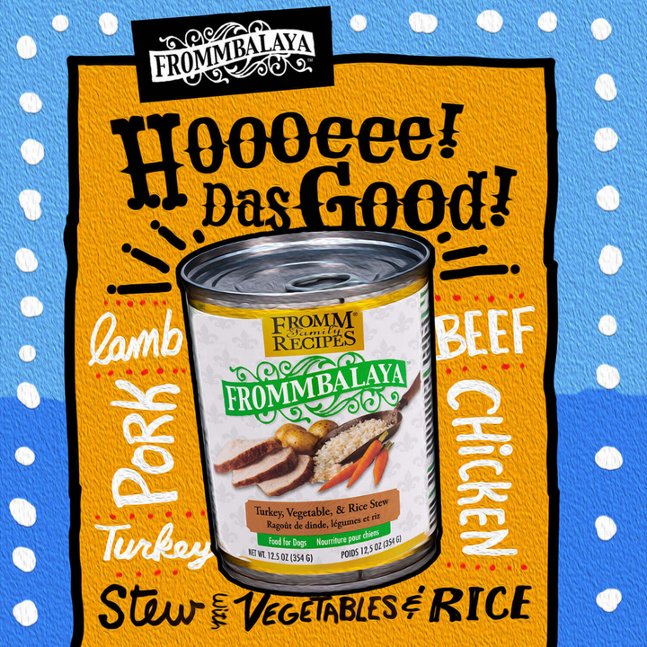 Fromm Wet Dog Food -  Frommbalaya Turkey, Vegetable, & Rice Stew Canned