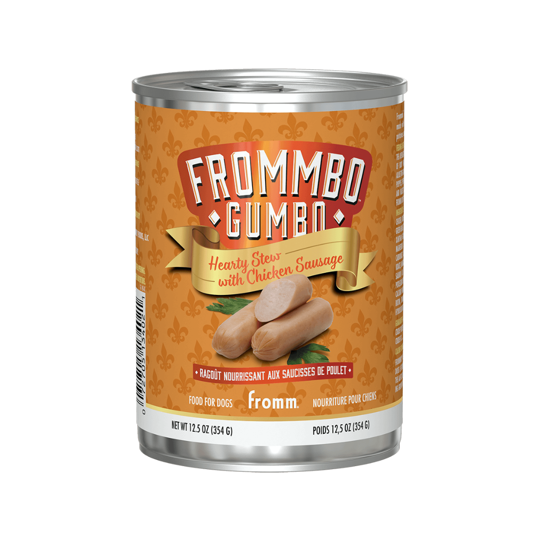 Fromm Wet Dog Food - Frommbo Gumbo Hearty Stew with Chicken Sausage Canned