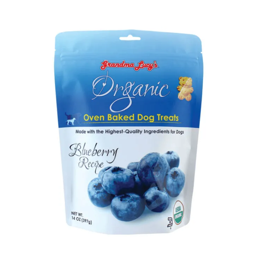 Grandma Lucy's Dog Treats - Organic Oven Baked Blueberry