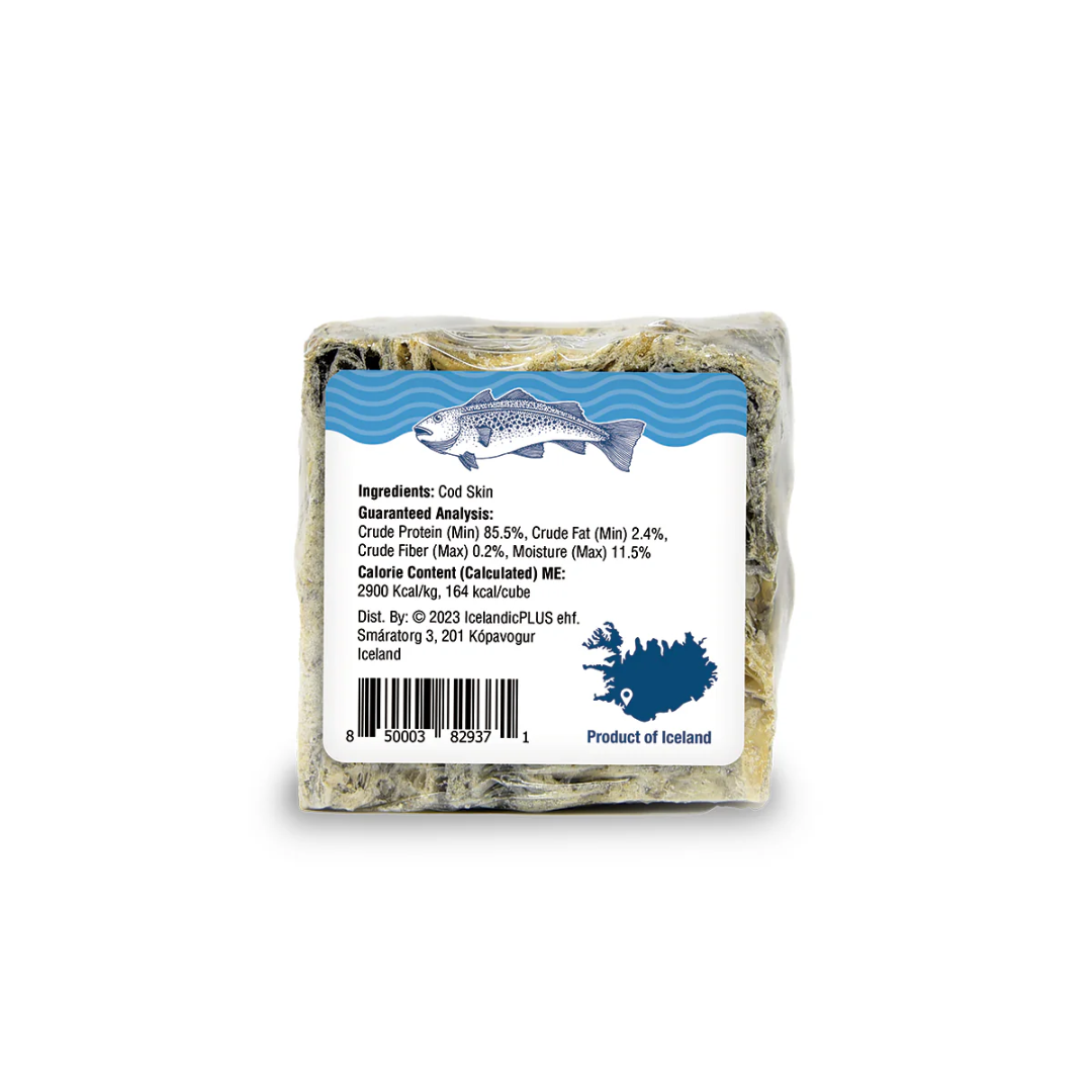 Icelandic+ Dog Treats - Cod Skin Cube