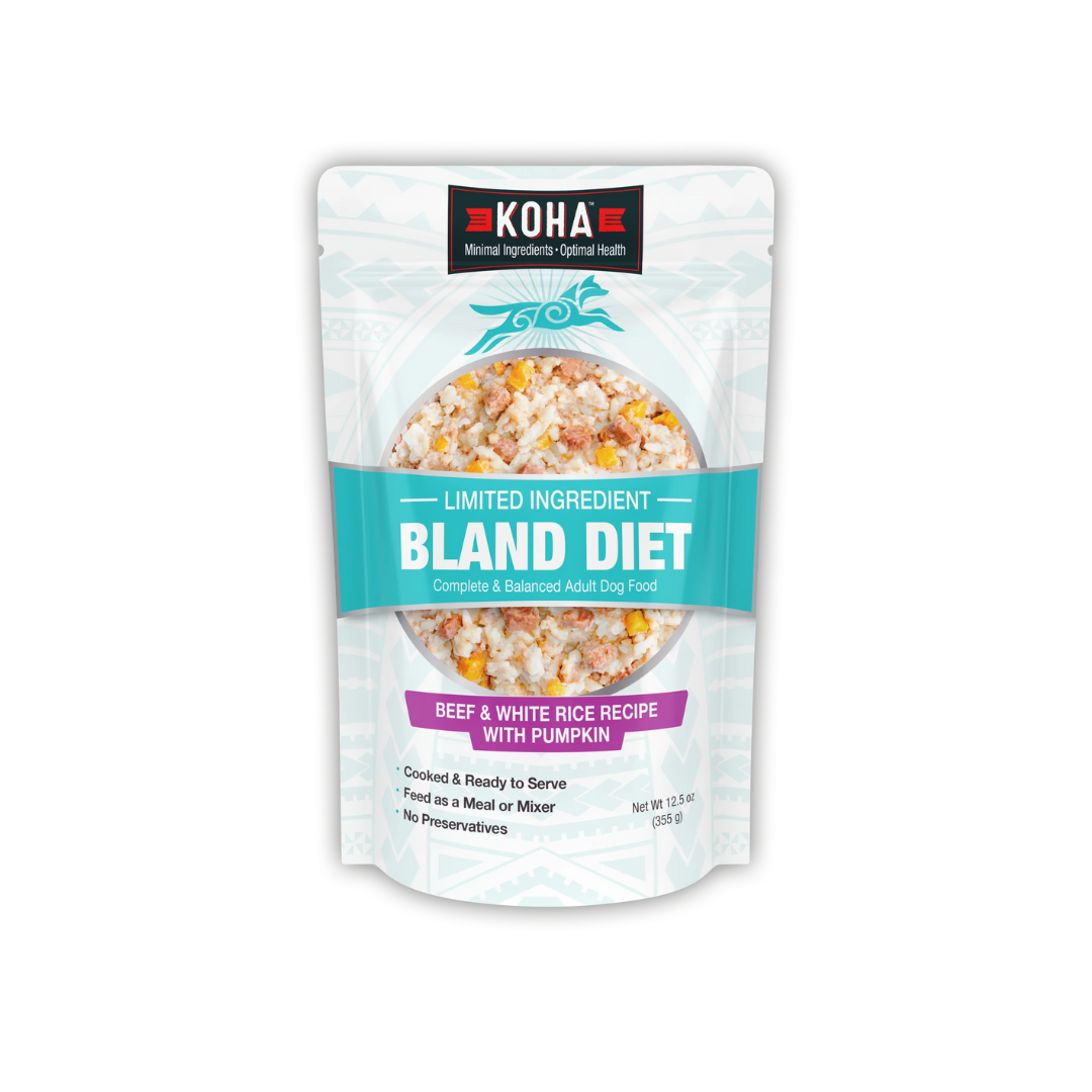KOHA Wet Dog Food - Limited Ingredient Wet Bland Diet Beef & White Rice Recipe