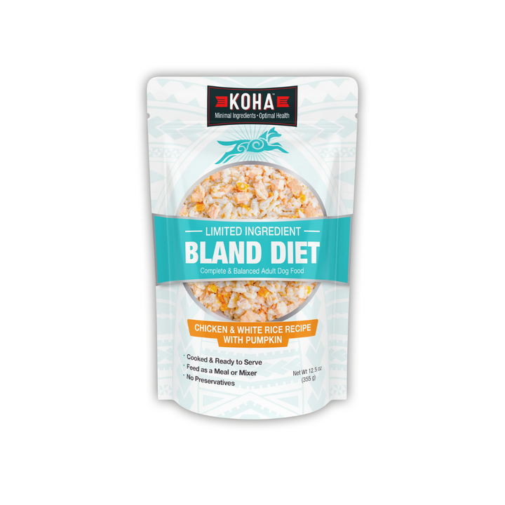 KOHA Wet Dog Food - Limited Ingredient Wet Bland Diet Chicken & White Rice Recipe