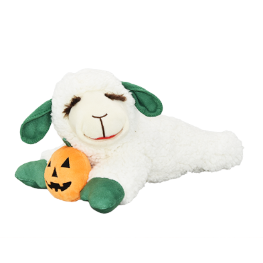 Multipet Dog Toys - Halloween Lamb Chop Pumpkin