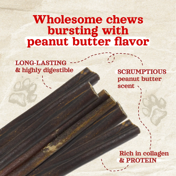 Natural Farm Dog Treats - Peanut Butter Collagen Stick