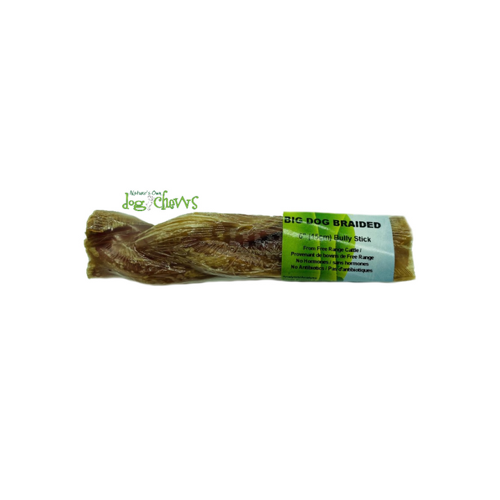 Nature's Own Dog Treats - Odourfree Triple Braided Bully Stick