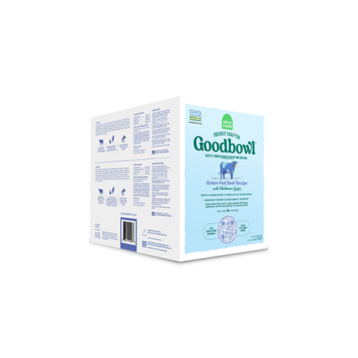 Open Farm Frozen Dog Food - Goodbowl Grass-Fed Beef & Wholesome Grains