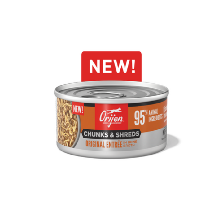 Orijen Wet Cat Food - Chunks & Shreds, Original Entree Canned
