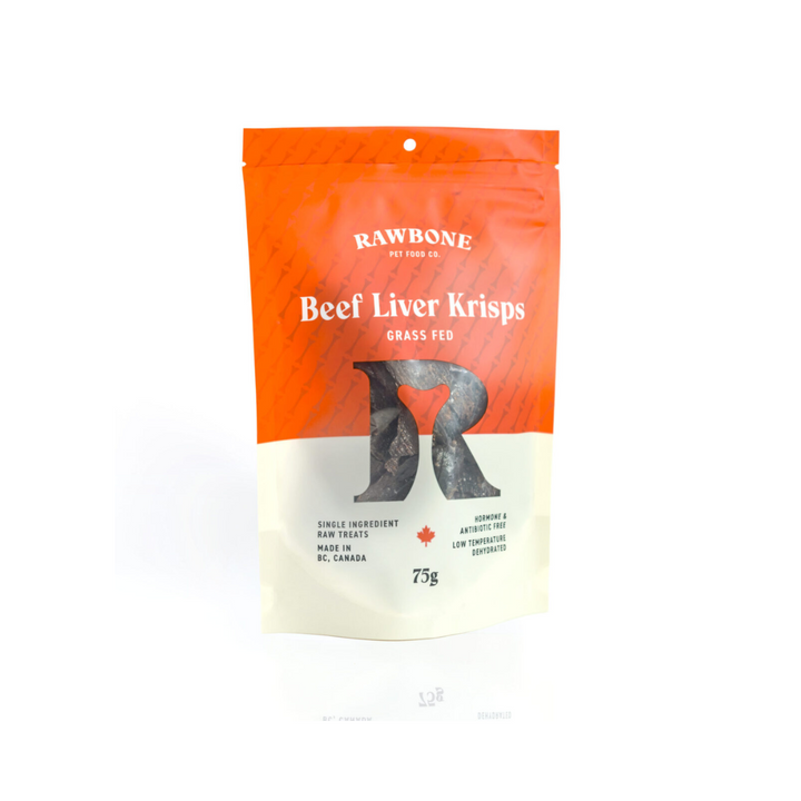 Rawbone Dog & Cat Treats - Beef Liver Krisps