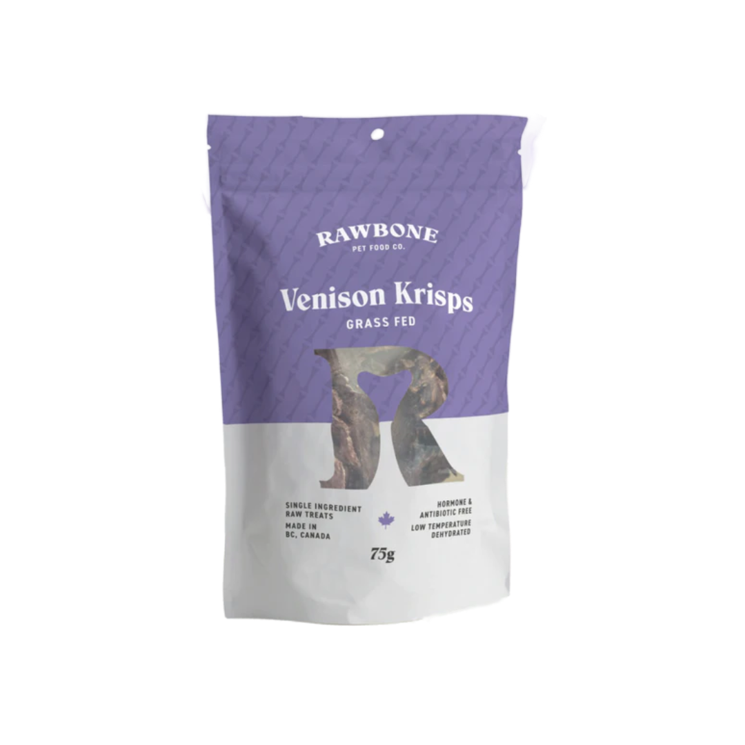 Rawbone Dog & Cat Treats - Venison Krisps