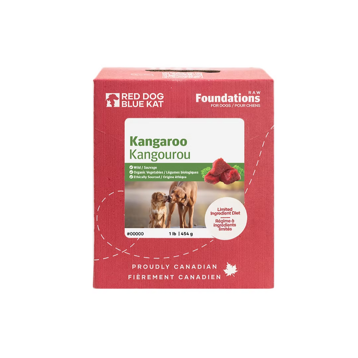Red Dog Blue Cat Frozen Dog Food - Kangaroo Recipe
