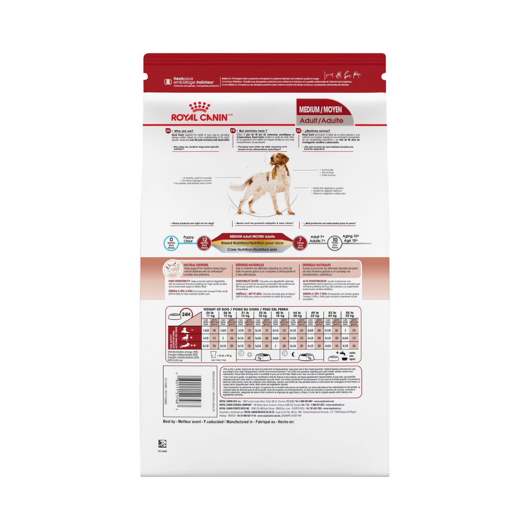 Royal Canin Dry Dog Food - Medium Adult