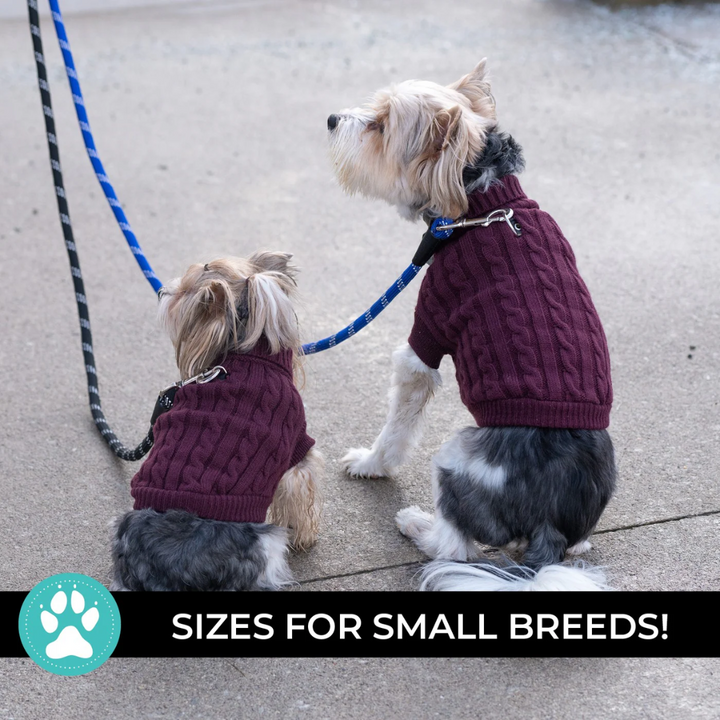 Shedrow K9 Dog Apparel - Brentwood Cable Knit Dog Sweater