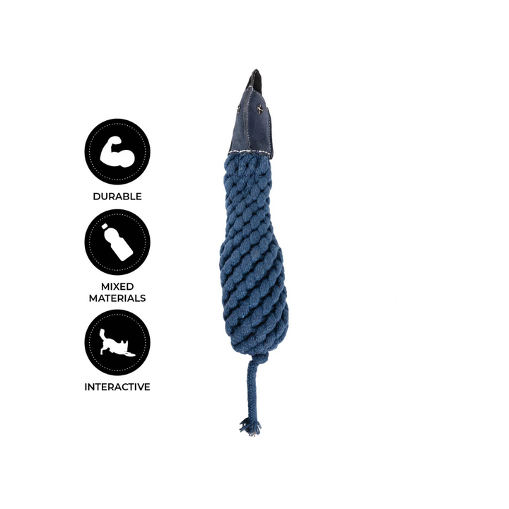 Shedrow K9 Dog Toys - Blue Jay Rope & Water Bottle