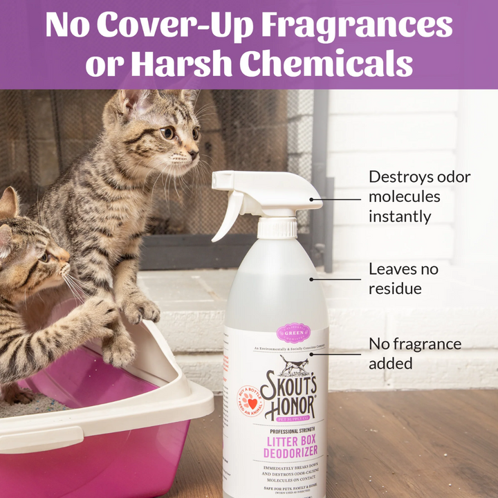 Skout's Honor Cat Deodorizers - Litter Box Deodorizer