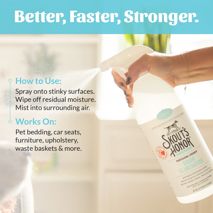 Skout's Honor Dog Deodorizers - Professional Strength Odor Eliminator