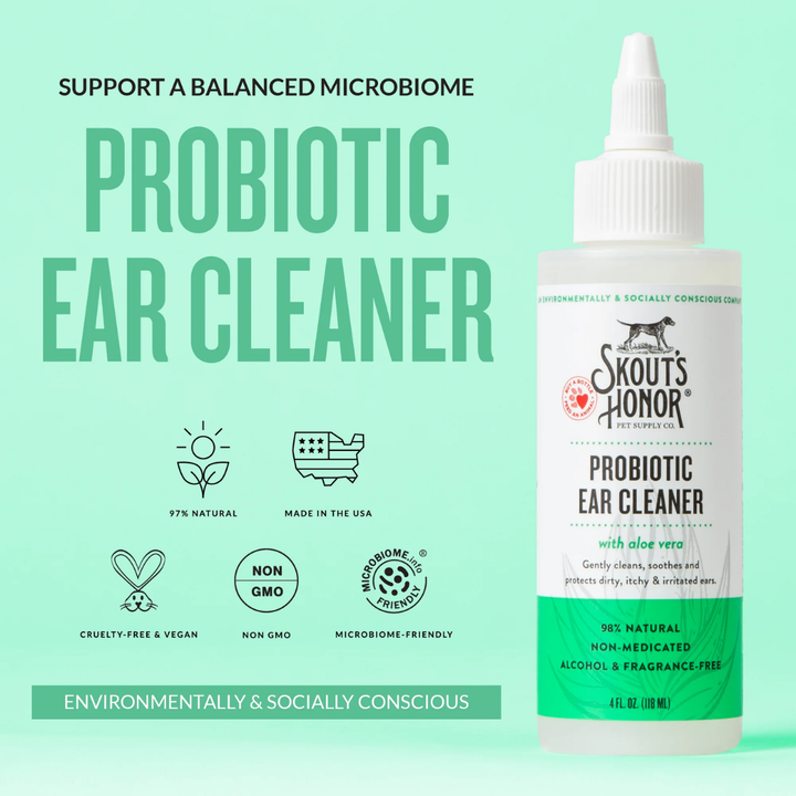 Skout's Honor Dog Ear Health - Probiotic Ear Cleaner