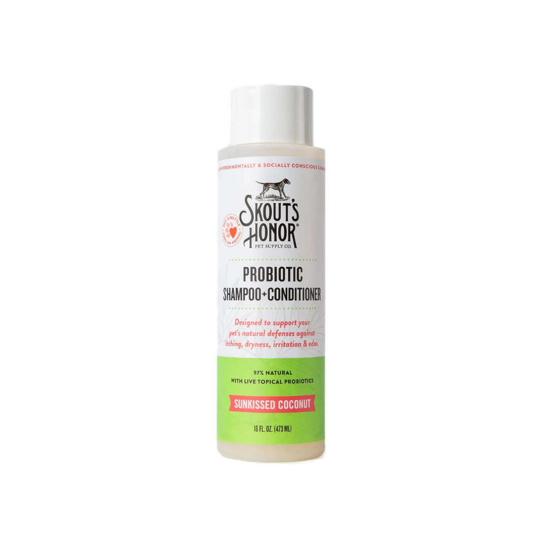 Skout's Honor Dog Shampoo - Probiotic Shampoo & Conditioner
