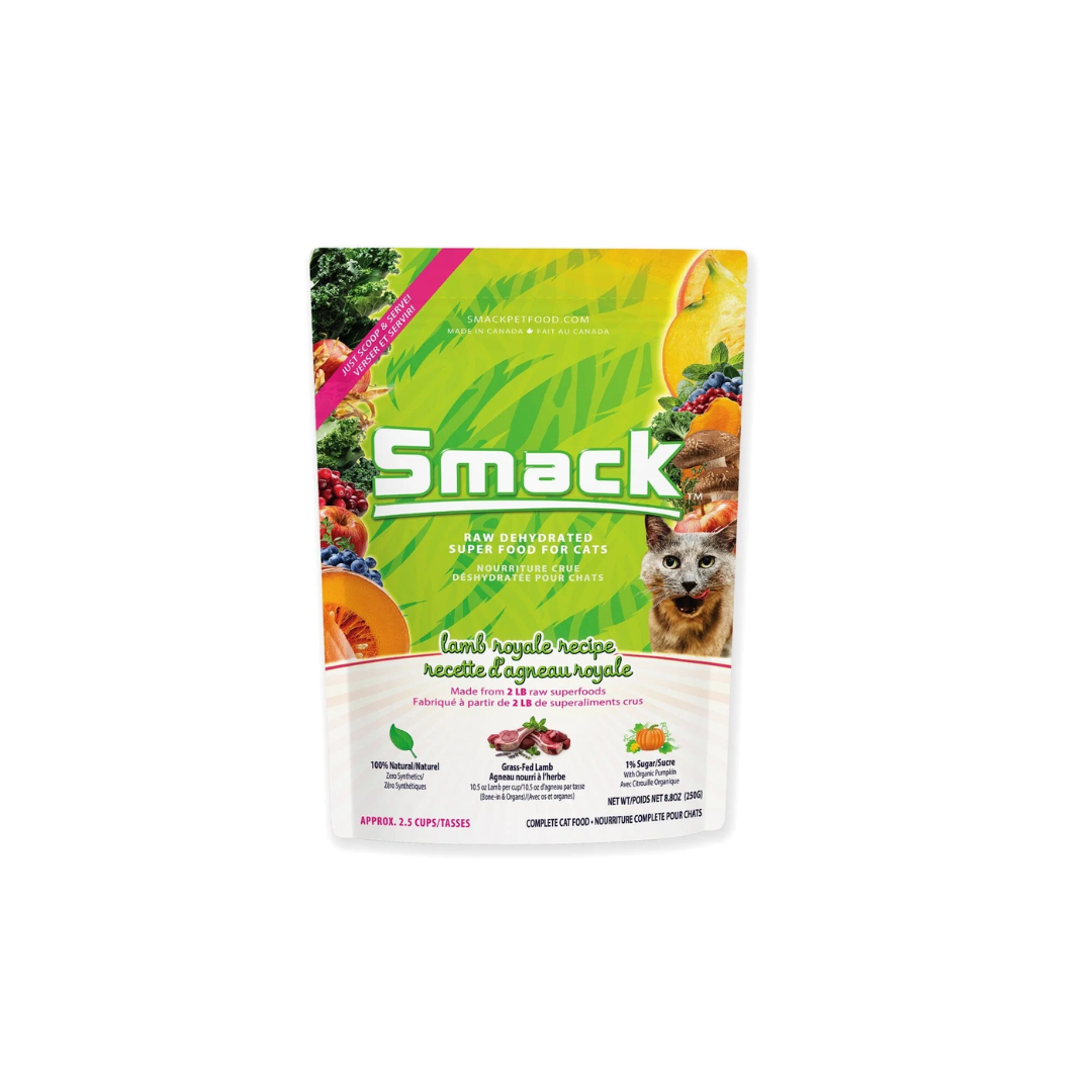 Smack Dehydrated Cat Food - Lamb Royale