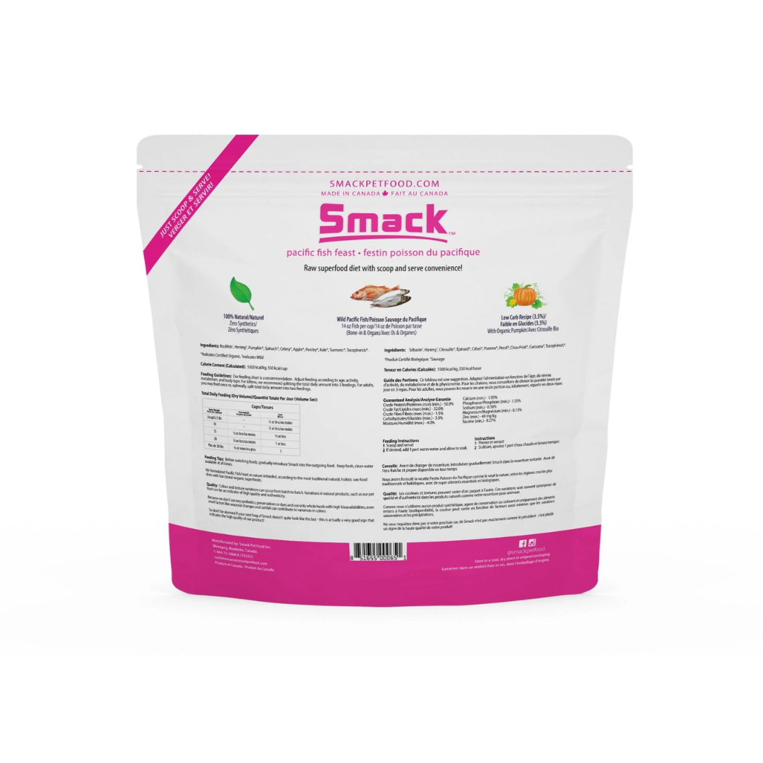 Smack Dehydrated Cat Food - Pacific Fish Feast