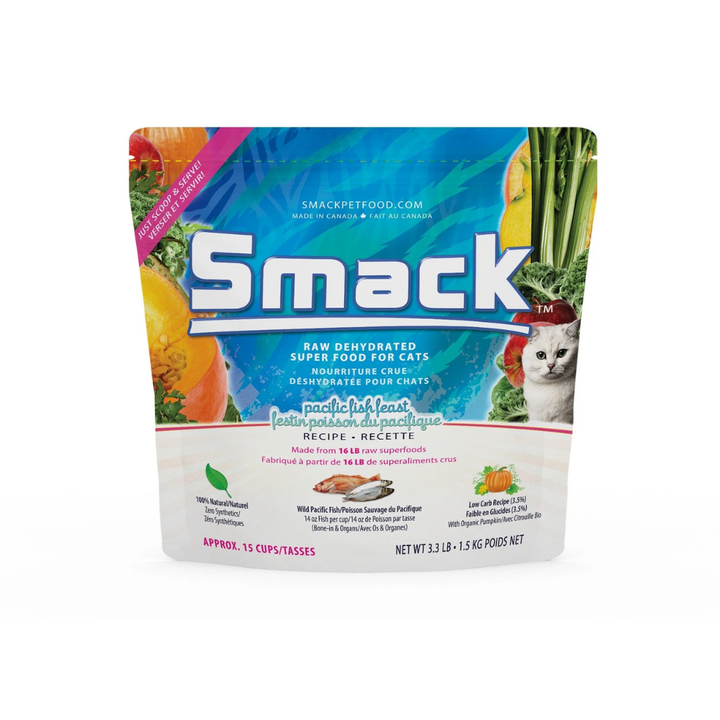 Smack Dehydrated Cat Food - Pacific Fish Feast