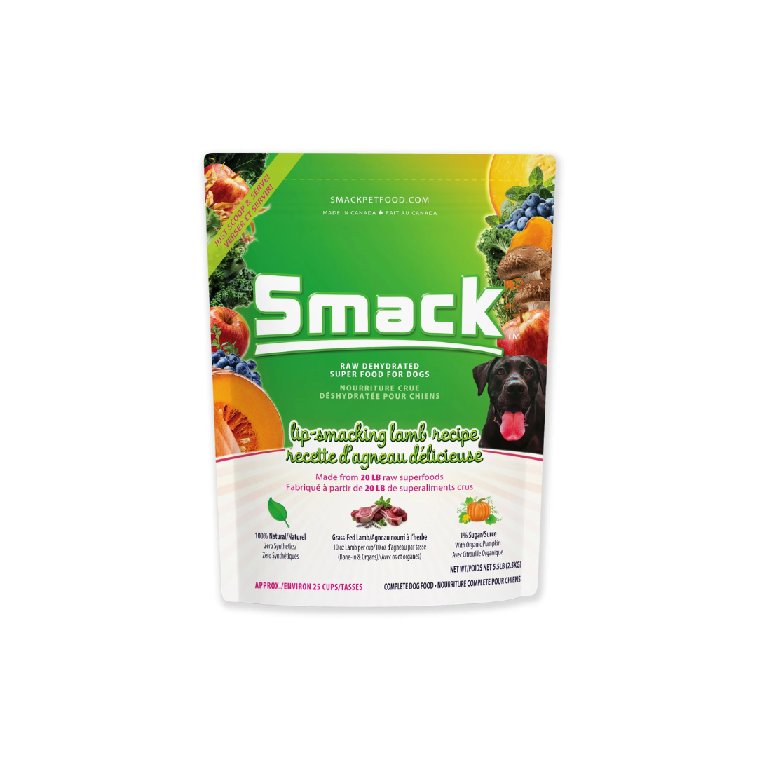 Smack Dehydrated Dog Food - Lip Smacking Lamb