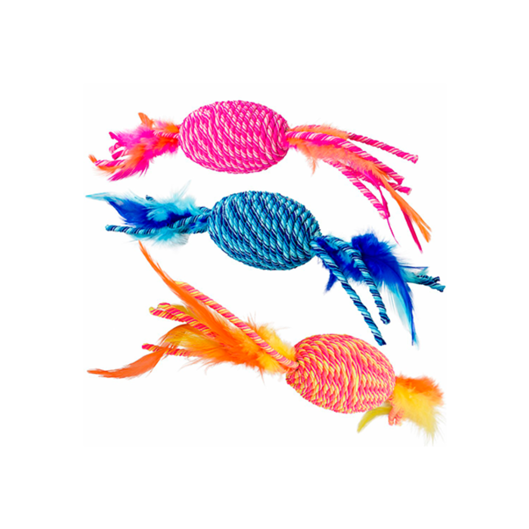 Spot Cat Toys - Elasteeez Roller & Feather