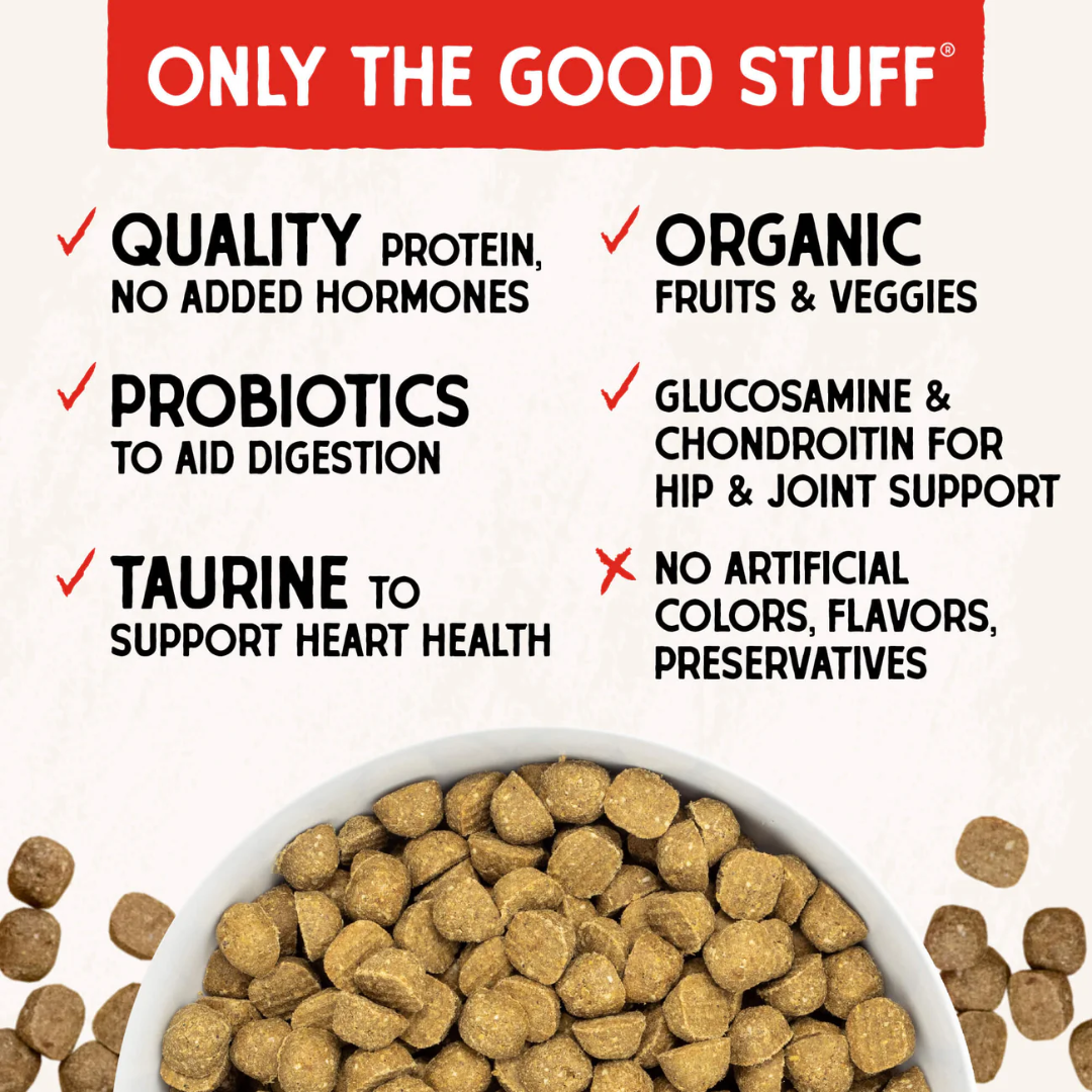 Stella & Chewy's Raw Dog Food - Beef Recipe with Pumpkin & Quinoa Raw Coated Kibble Wholesome Grains