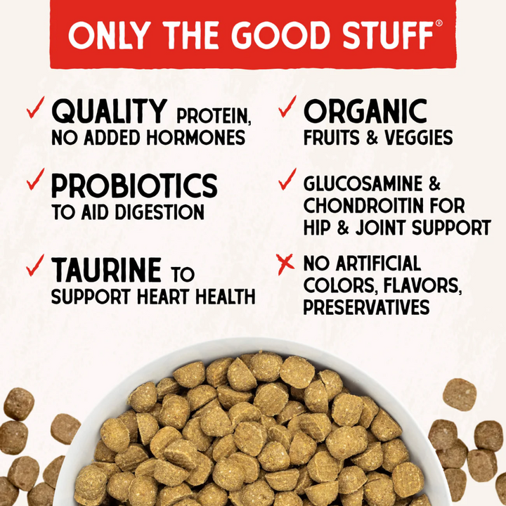 Stella & Chewy's Raw Dog Food - Beef Recipe with Pumpkin & Quinoa Raw Coated Kibble Wholesome Grains