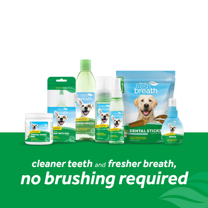 Tropiclean Dog Dental Care - Fresh Breath Oral Care Gel for Dogs – Peanut Butter Flavor