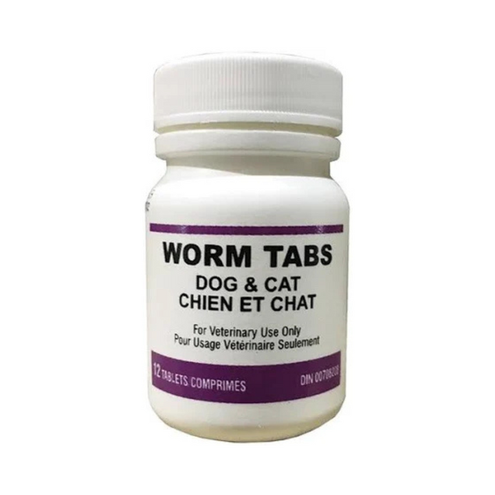 Dominion Veterinary Laboratories Worm Tabs - Deworming Tabs for Dogs and Cats