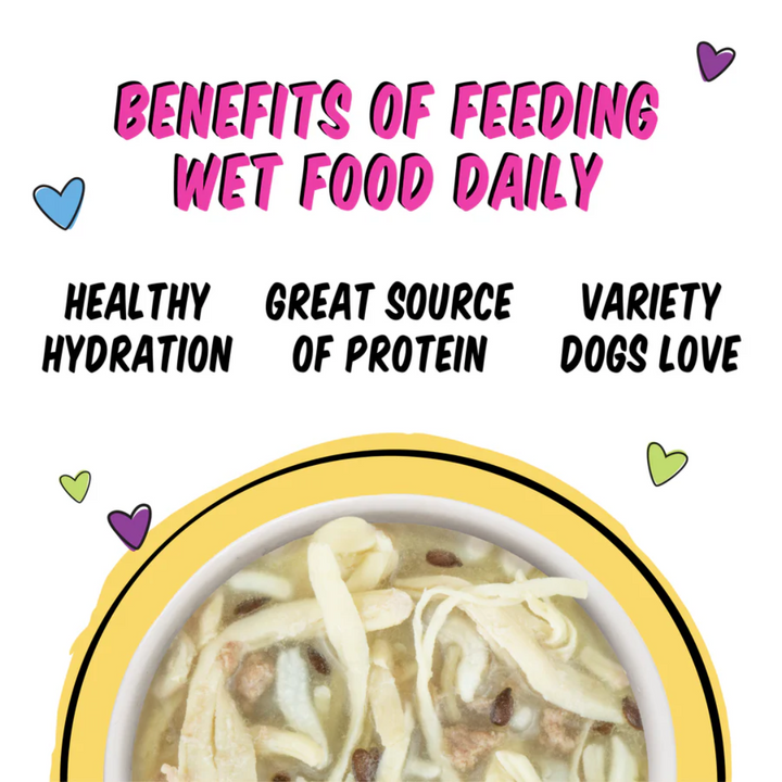 Weruva Wet Dog Food - BFF Best Fido Friend  Roll The Dice with Chicken Breast & Rice Cup