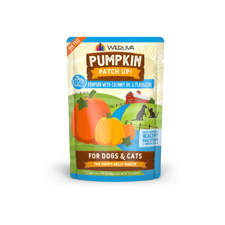 Weruva Dog and Cat Supplements - Pumpkin Patch Up Pumpkin with Coconut Oil & Flaxseeds Pouch
