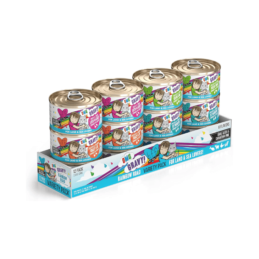 Weruva Wet Cat Food - BFF OMG Rainbow Road Assorted Variety Pack
