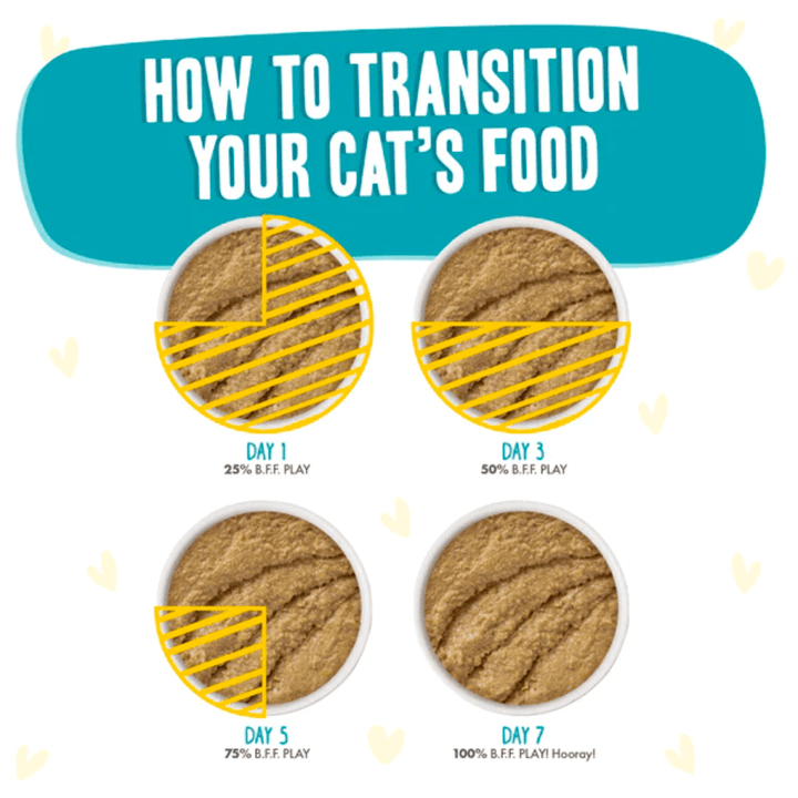 Weruva Wet Cat Food - BFF PLAY Paté Chicken & Turkey Topsy Turvy Chicken & Turkey Dinner in a Hydrating Purée Canned