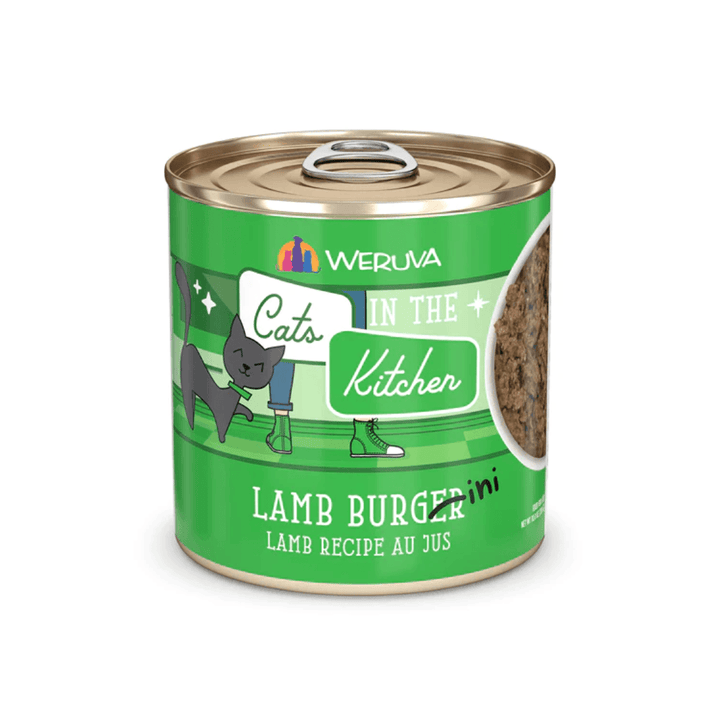 Weruva Wet Cat Food - Cats in the Kitchen Lamb Burger-ini Lamb Recipe Au Jus Canned