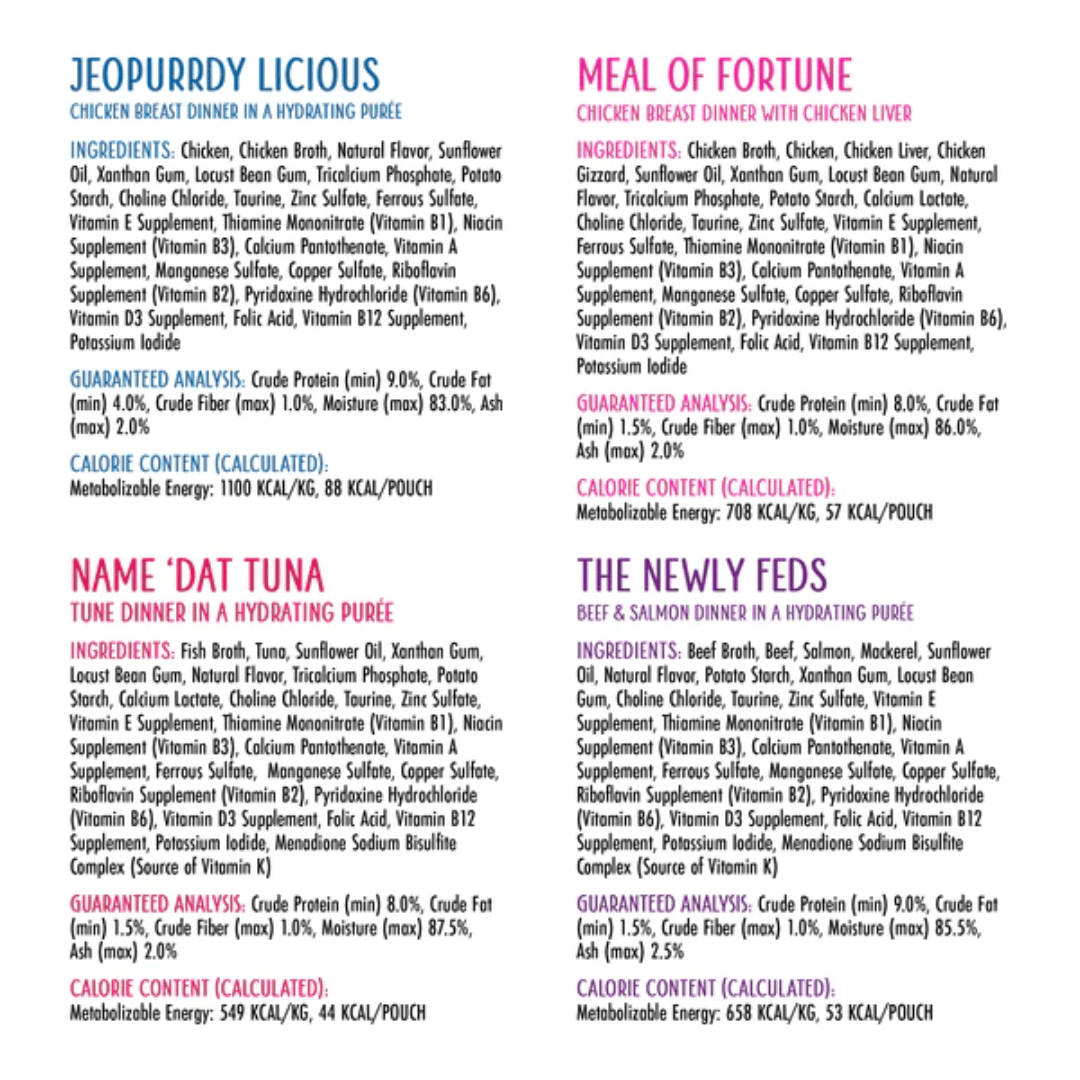 Weruva Wet Cat Food - The Showcase Chowdown Paté Variety Pack